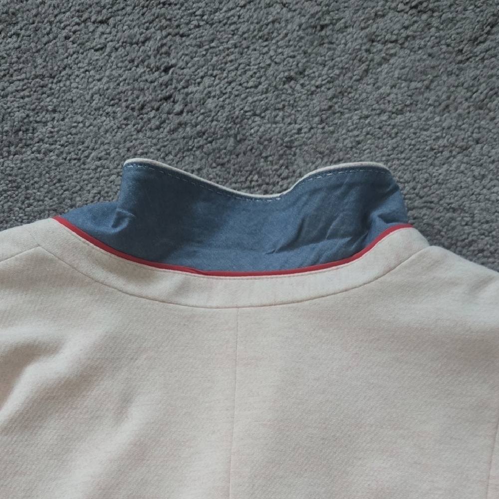 Talbots Light Pink Single-Breasted Blazer with Gold Buttons - Picture 8 of 8